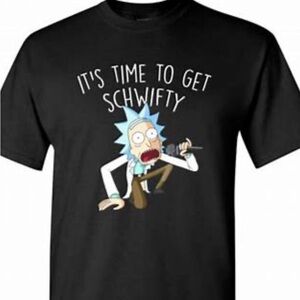 Adult Swim Rick and Morty It’s time
To get Schwifty Tshirt. New